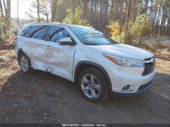  Salvage Toyota Highlander