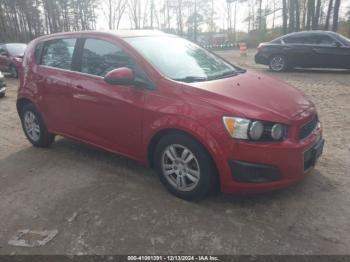  Salvage Chevrolet Sonic