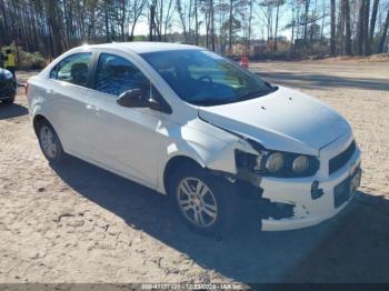  Salvage Chevrolet Sonic