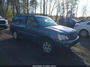  Salvage Toyota Highlander