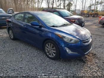  Salvage Hyundai ELANTRA