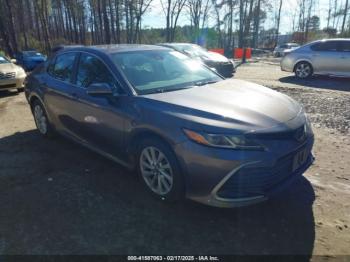  Salvage Toyota Camry