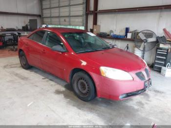  Salvage Pontiac G6