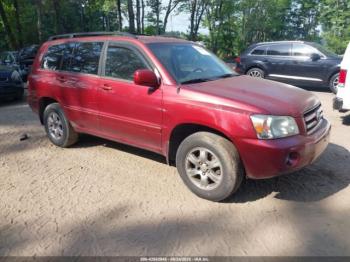  Salvage Toyota Highlander