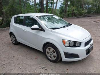  Salvage Chevrolet Sonic