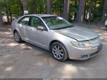  Salvage Lincoln MKZ