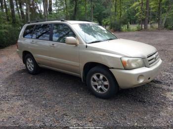  Salvage Toyota Highlander