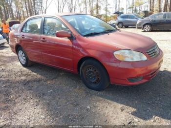  Salvage Toyota Corolla