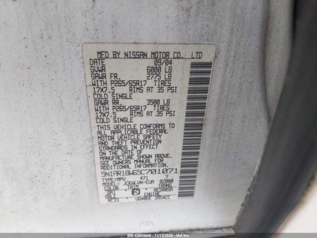 Nissan Pathfinder Le Image 7