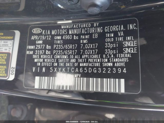 Kia Sorento Lx Image 7