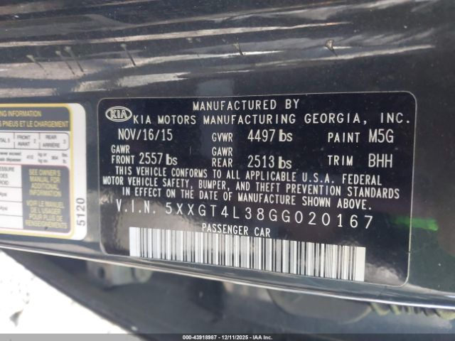 Kia Optima Lx Image 9