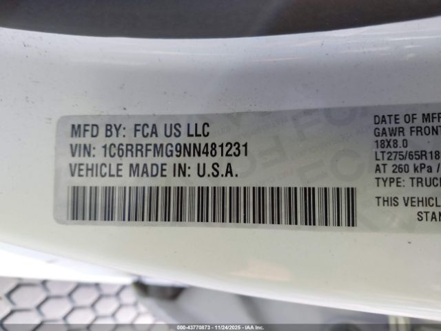 Ram 1500 Big Horn  4x4 6'4 Box Image 12