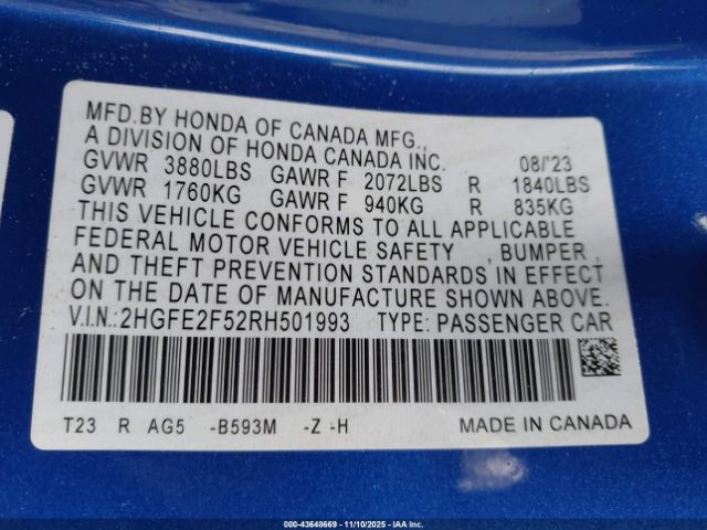 Honda Civic Sport Image 14