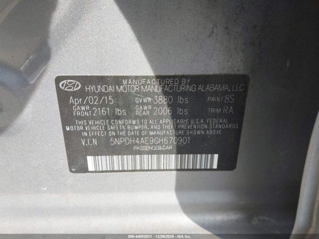 Hyundai ELANTRA Se Image 8