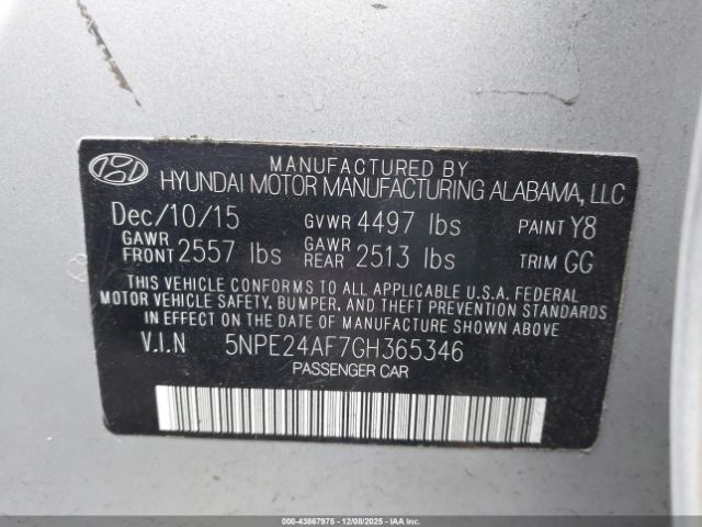 Hyundai SONATA Se Image 3