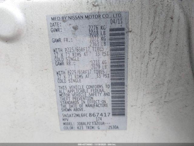 Nissan Rogue S Image 7