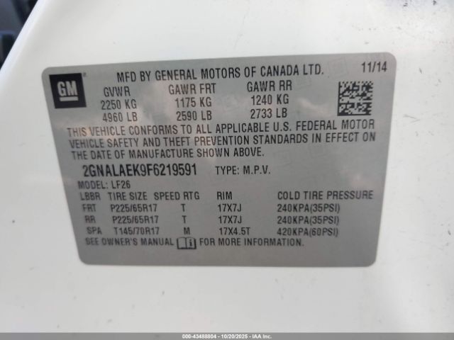 Chevrolet Equinox Ls Image 8