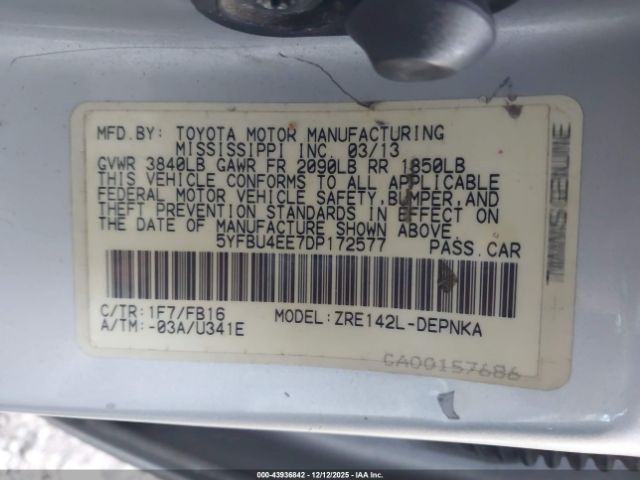 Toyota Corolla Le Image 15