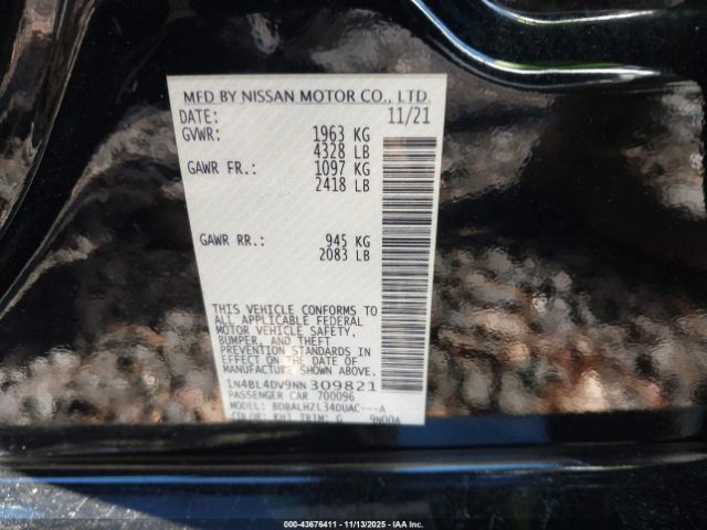 Nissan Altima Sv Fwd Image 11