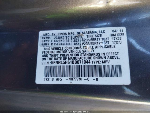 Honda Odyssey Ex-l Image 14