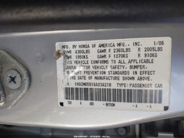 Honda Accord 3.0 Ex Image 8