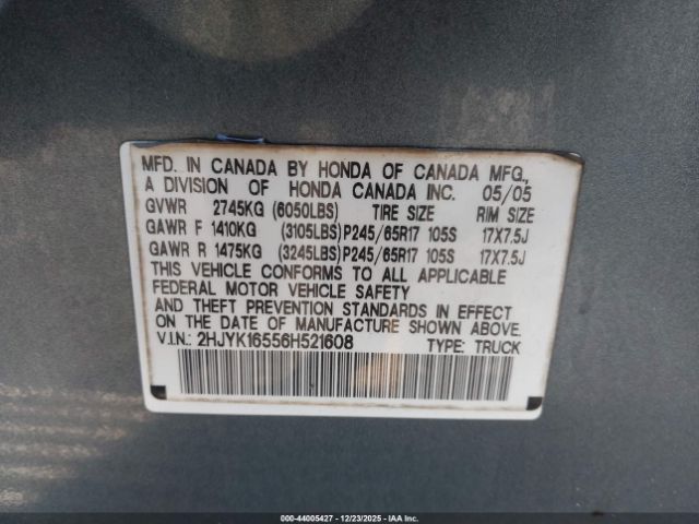 Honda Ridgeline Rtl Image 15