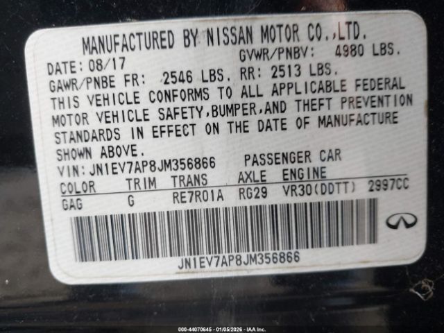 INFINITI Q50 3.0t Luxe Image 8