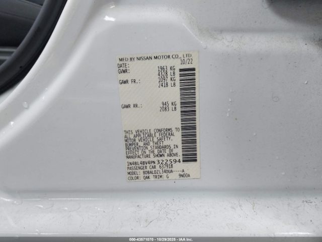 Nissan Altima S Fwd Image 14