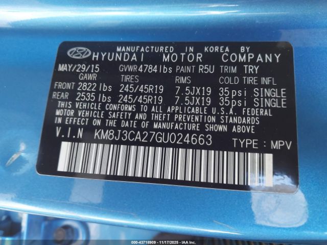 Hyundai TUCSON Limited Image 8