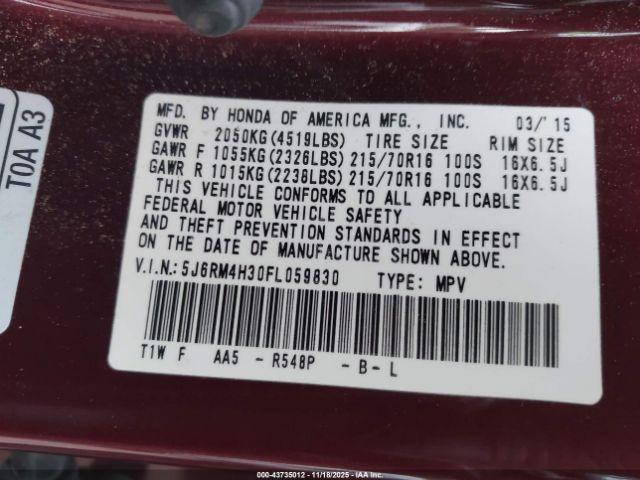 Honda CR-V Lx Image 3