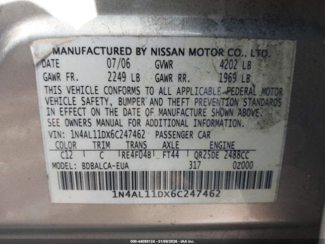 Nissan Altima 2.5 S Image 10