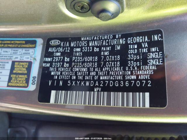 Kia Sorento Sx V6 Image 2