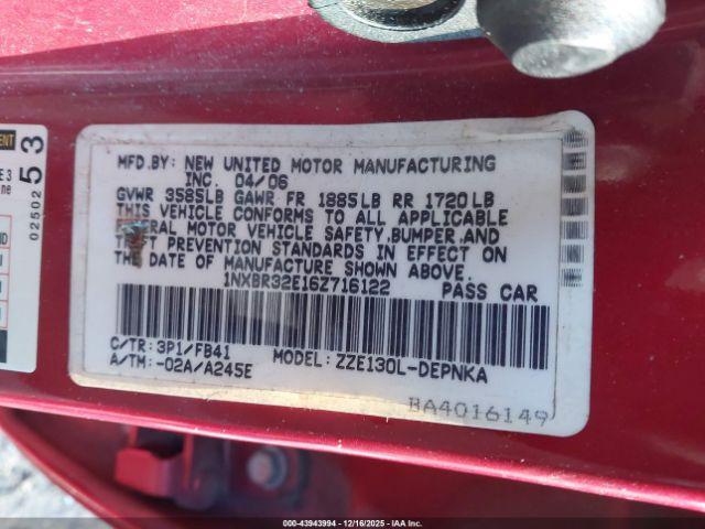 Toyota Corolla Le Image 2