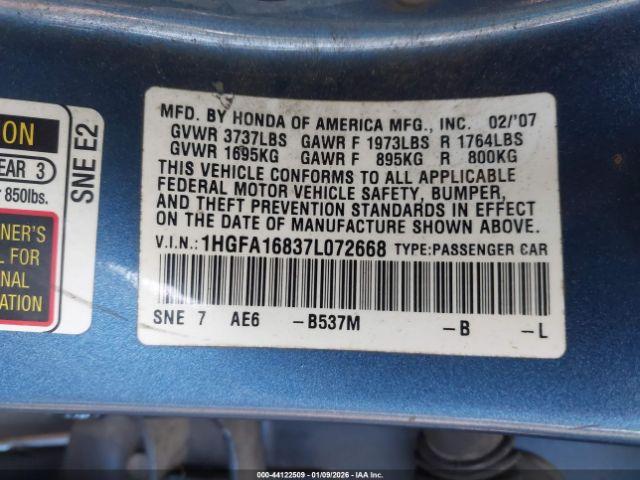 Honda Civic Ex Image 7