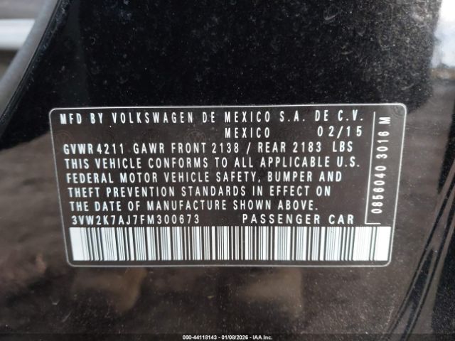 Volkswagen Jetta 2.0l S Image 5